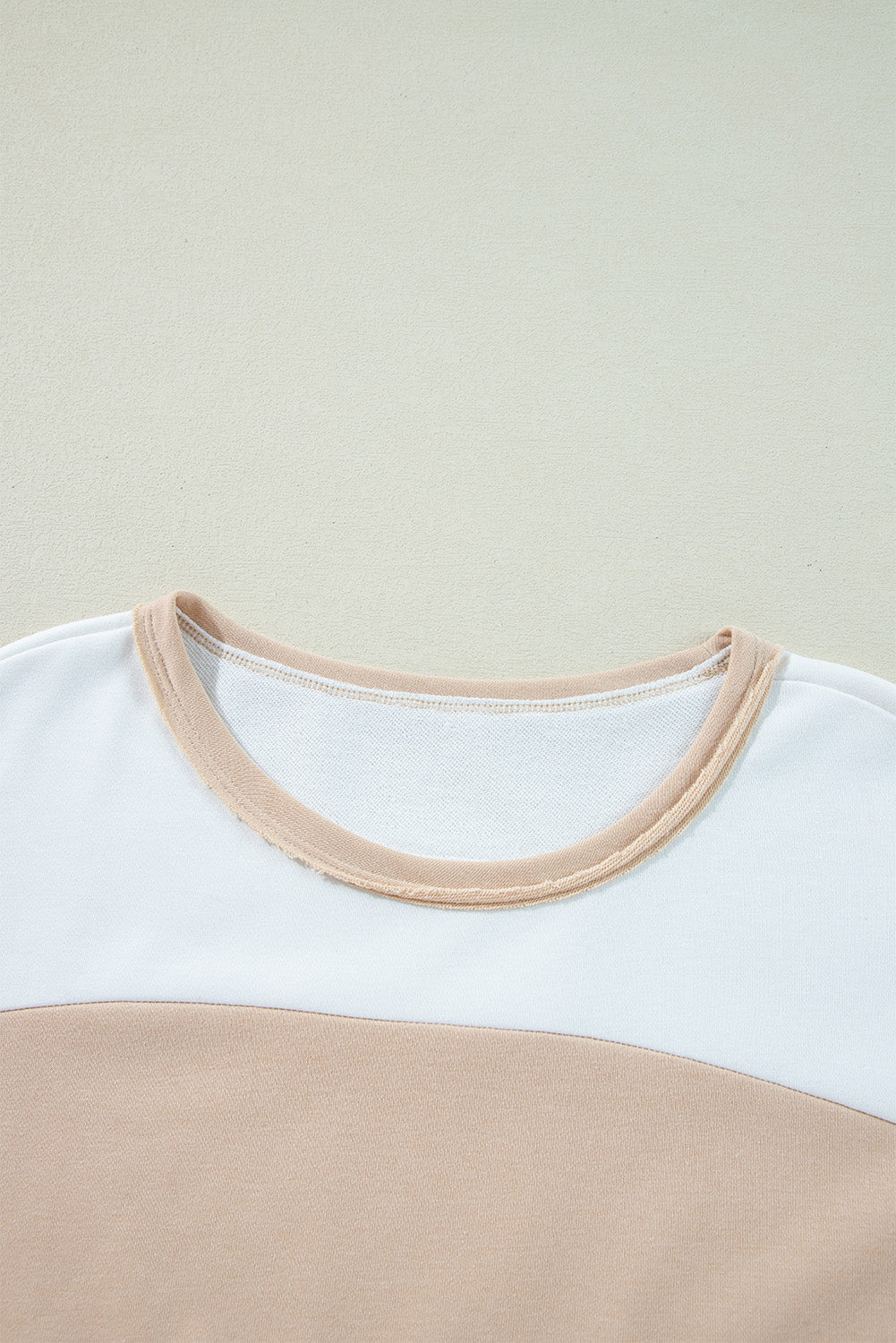 Multicolour Colorblock Patchwork Side Split Tunic T Shirt T Shirts 0082f162b7a85e3e