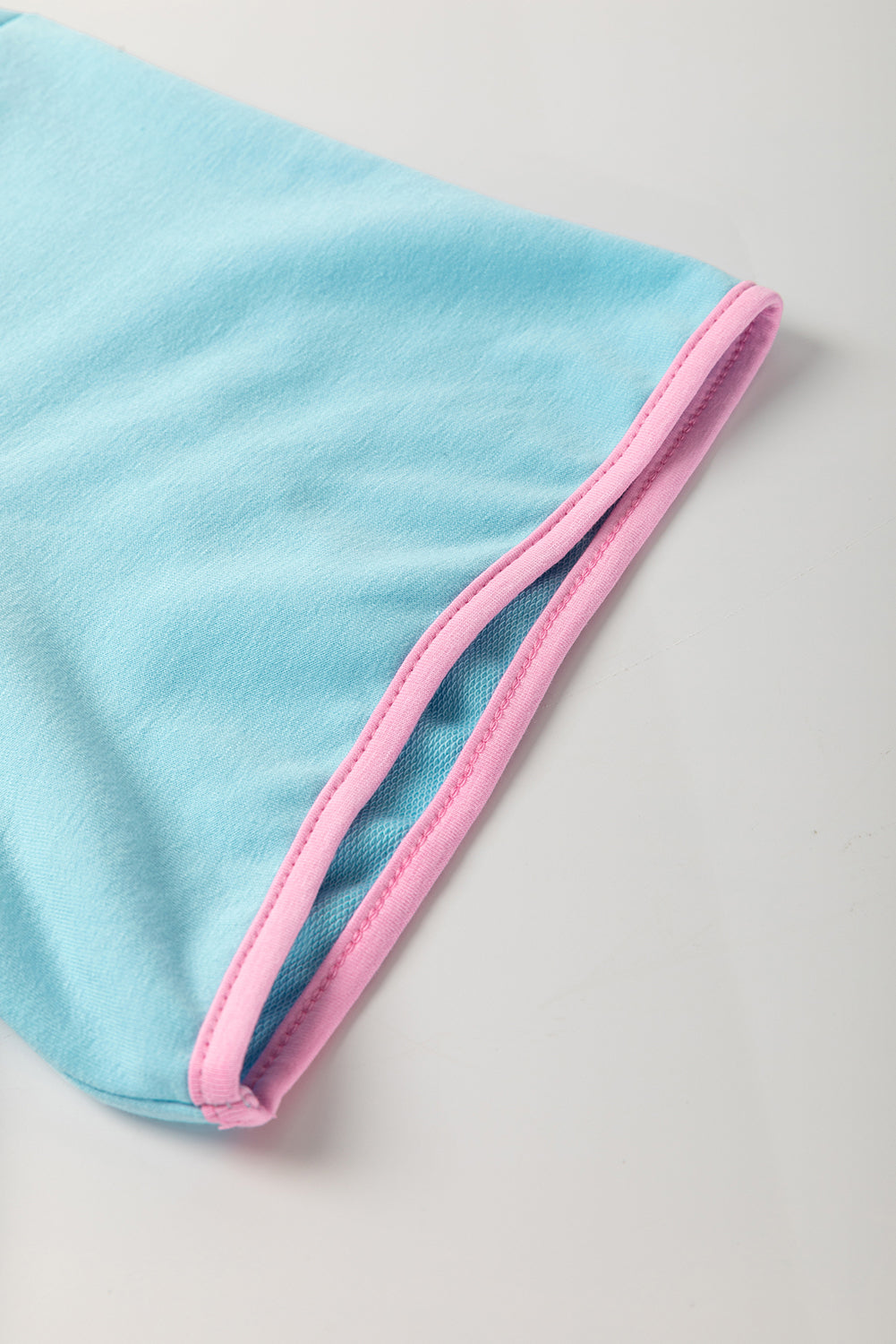 Bonbon Plus Size Contrast Trim T Shirt and Skort Two Piece Set Plus Size Matching Sets 04dd401306bf3ba1