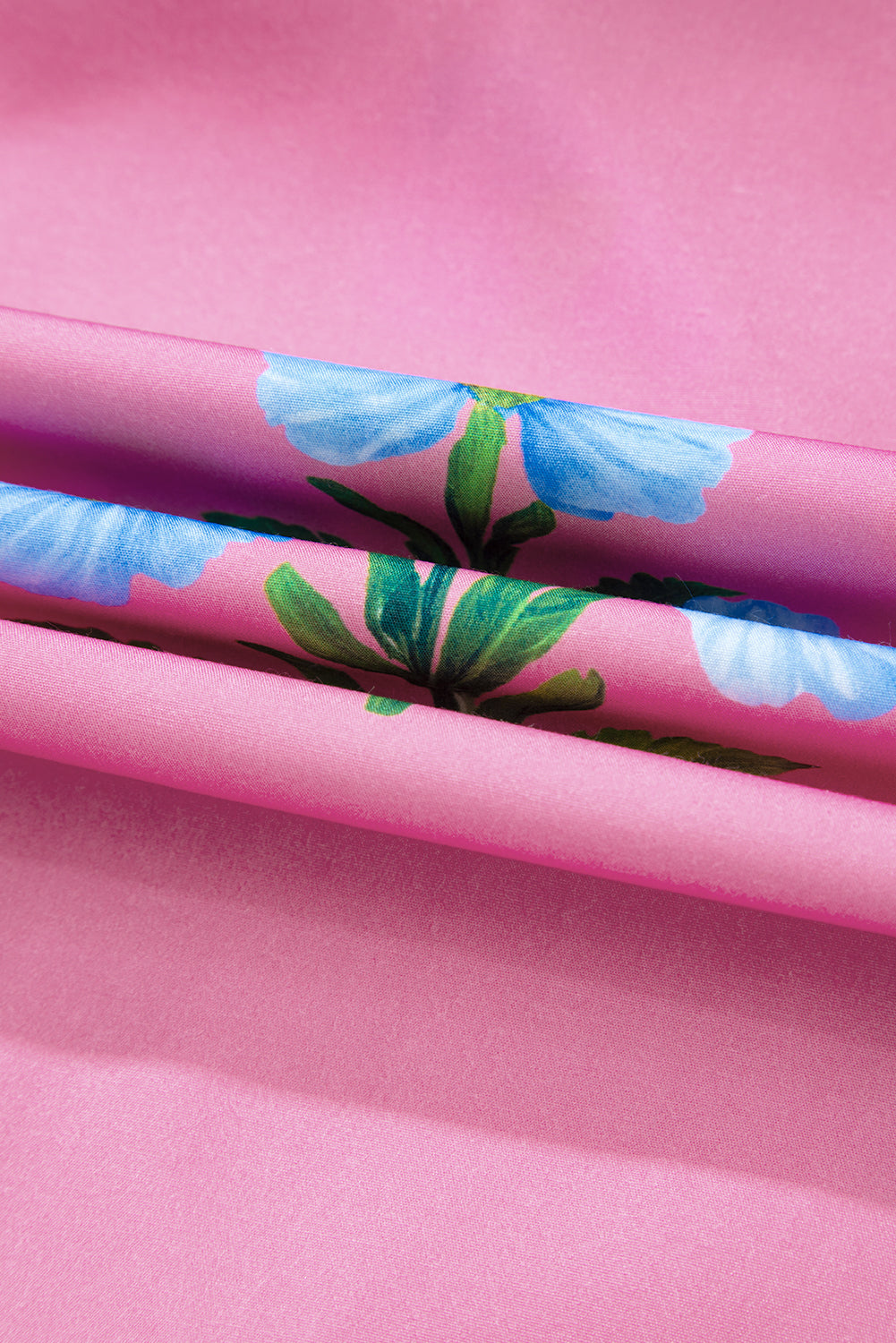 Rose Striped Trim Short Sleeve Split Neck Floral Mini Dress Short Dresses 0cdac3cc11a8cce7