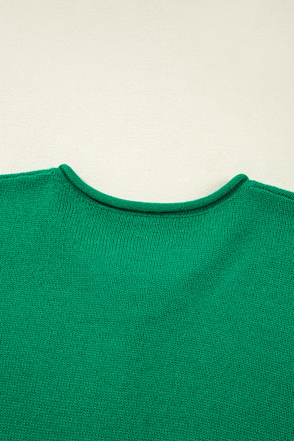 Bright Green Solid Color Button Drop Shoulder Knit Cardigan Cardigans 0f1a1e073980dbd3