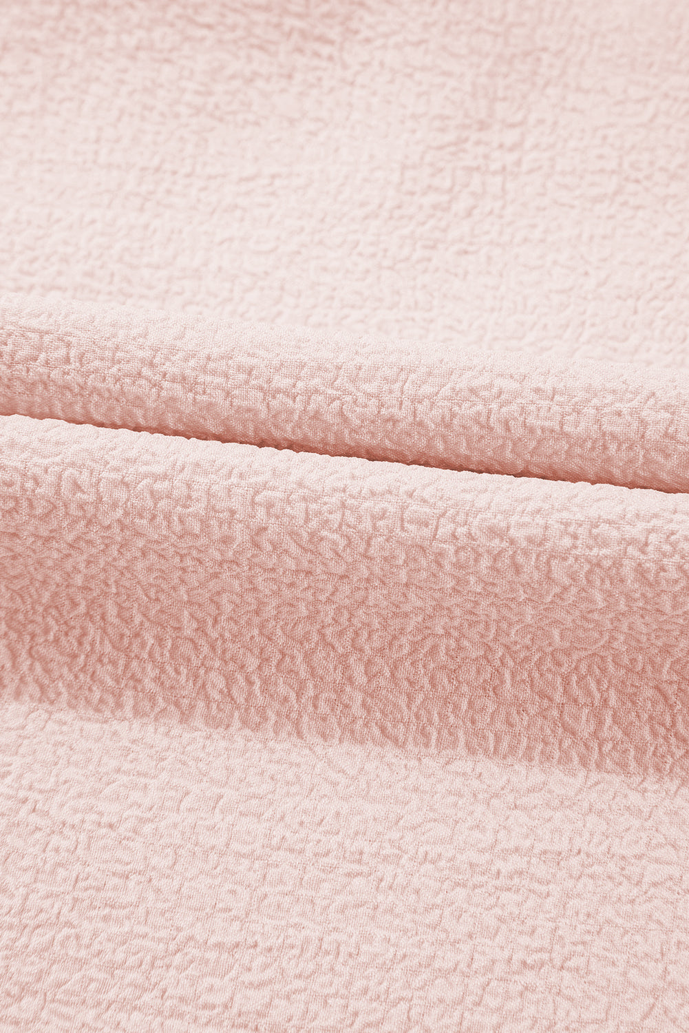 Light Pink Textured Flutter Sleeve Square Neck Bow Back Mini Dress Short Dresses 1a4e62d6fd926a82