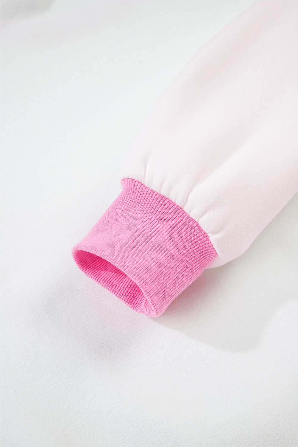 Strawberry Pink Colorblock Pullover and Drawstring Shorts Set Two Piece Shorts Sets 1cbf82da246fd9bc