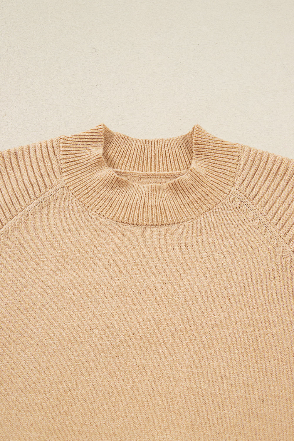 Smoke Gray Lantern Sleeve Sweater Pleated Knitted Mini Skirt Set Two Piece Skirt Sets 25a93a657e91c906