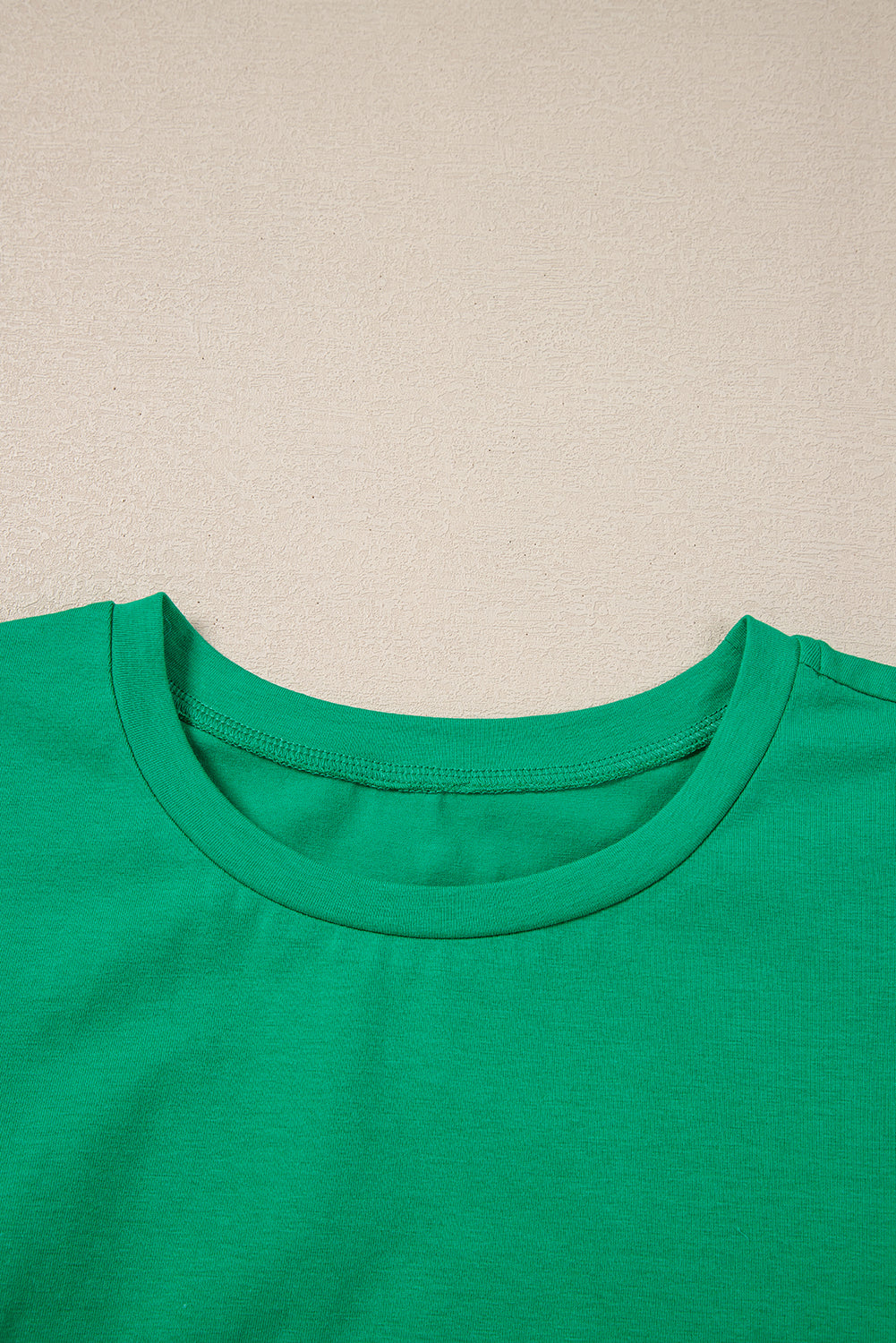 Dark Green Embroidered Ruffle Slim Fit Crew Neck Top Sleeveless Shirts 292affced45f29f9