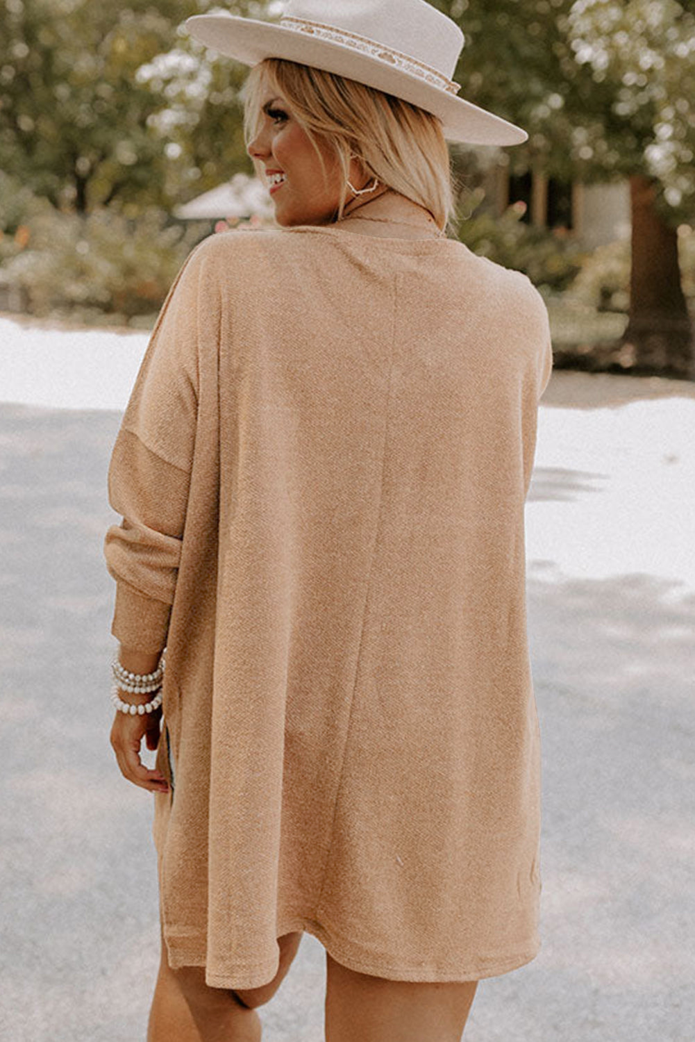 Parchment Plus Size Drop Shoulder Knit Tunic Top Plus Size Tops 2a2460fa95820f7c