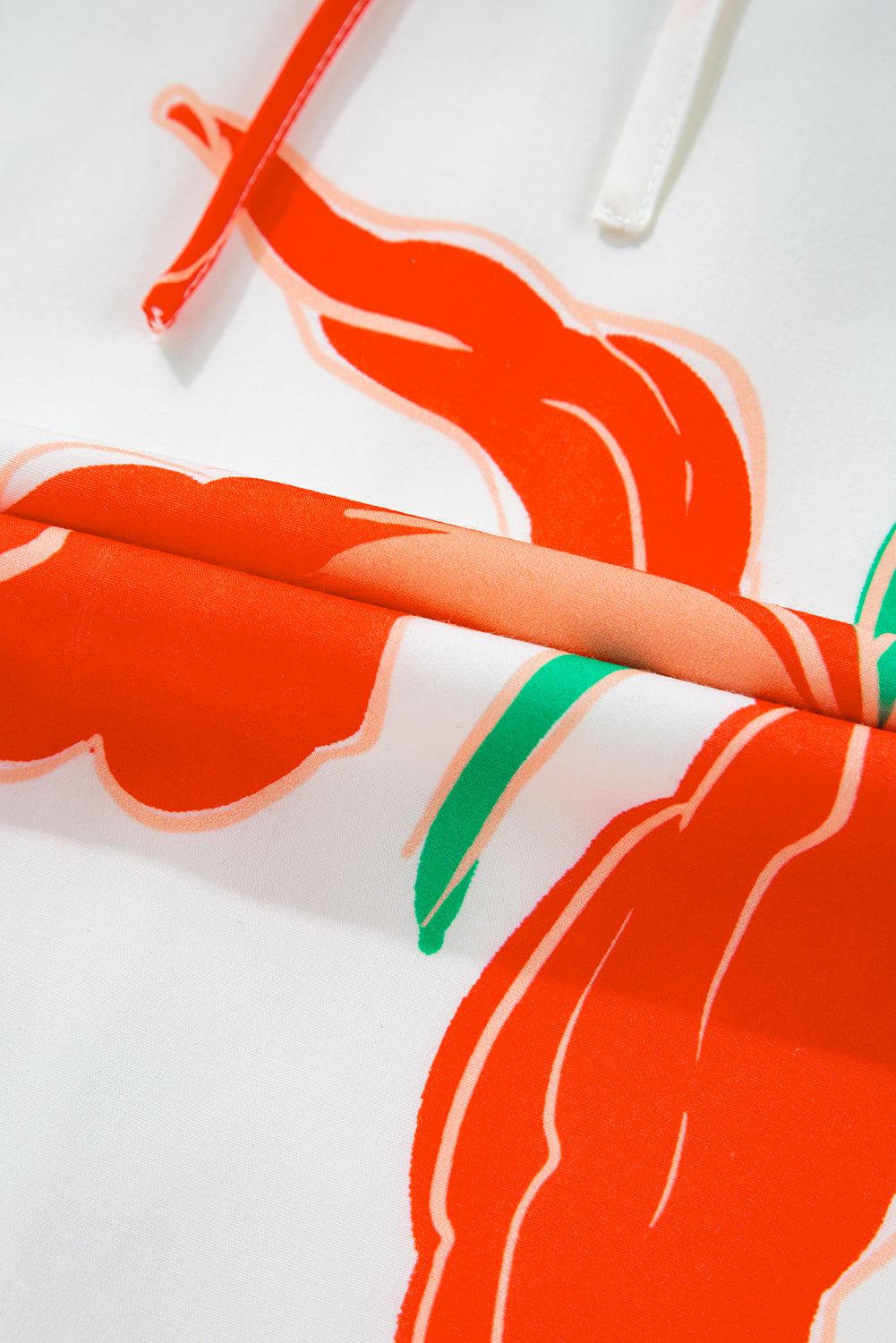 Red Floral Print Tie Front Ruffle Hem Mini Dress Short Dresses 3727abb61c5caac2