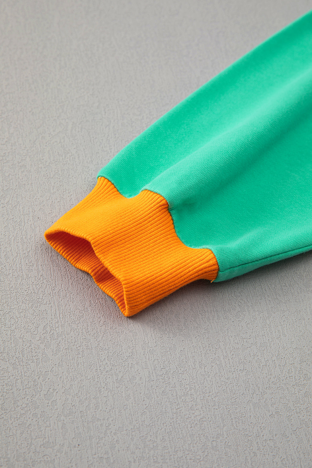 Rose Red Colorblock Patchwork Long Sleeve Top and Pants Set Two Piece Pants Sets 3a80b596be7fcb0c