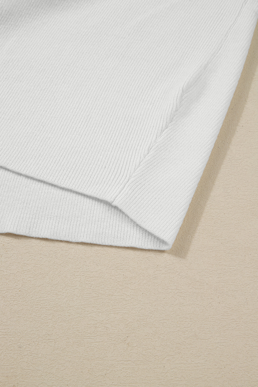 Khaki Colorblock Ribbed Knit Baggy Sweater Sweaters 4330e3fa56f137e4