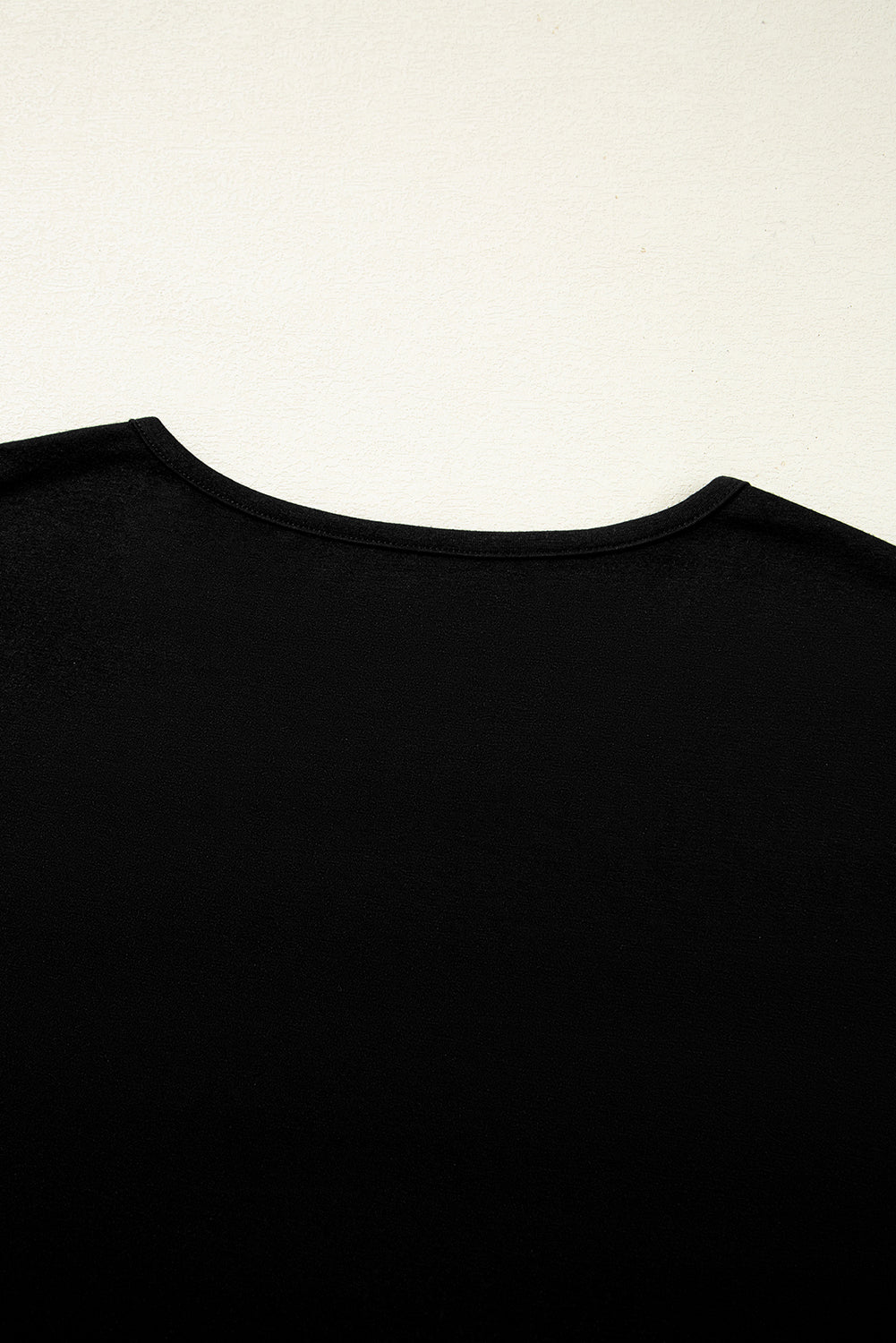 Black Plus Size Floral Mesh Patchwork Loose V Neck T Shirt Plus Size Tops 494e089d7bd3631d