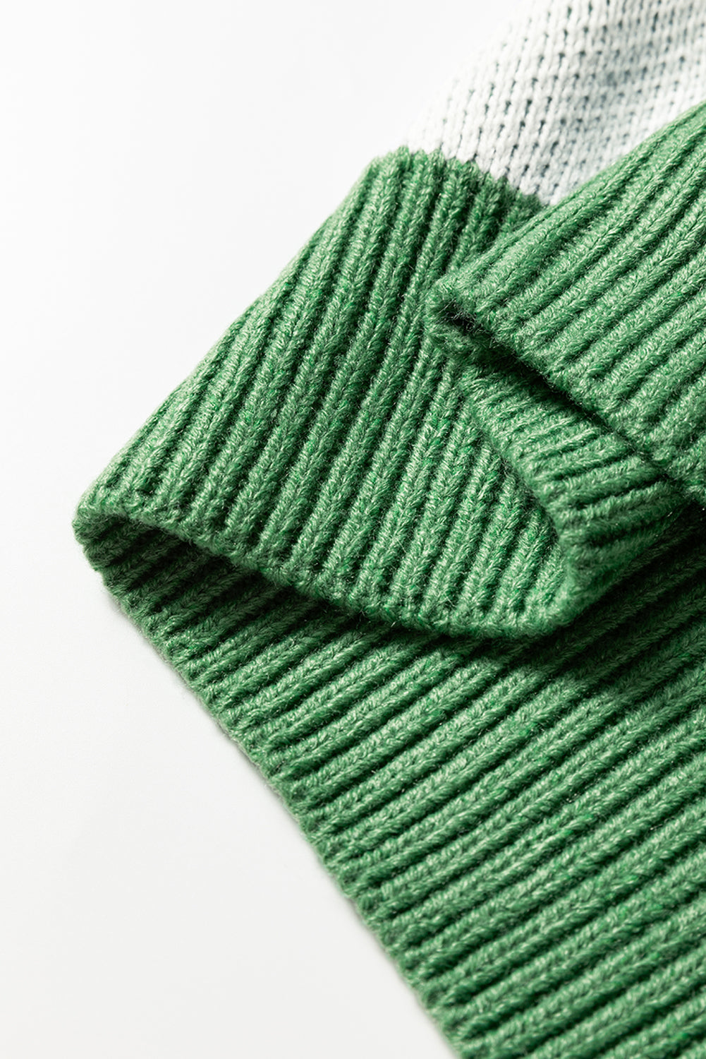 Mist Green Checkered V-Neck Collared Pullover Sweater Sweaters 5518083e29ad27af