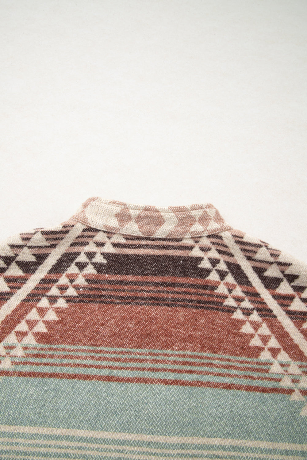 Light French Beige Geometric Quilted Patchwork Vintage Jacket Jackets 5df04c6a2cde0c46