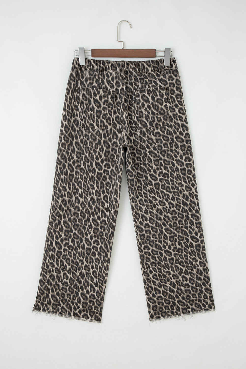 Yellow Leopard Straight Loose Leg Jeans Jeans 6ad078949f3844c4