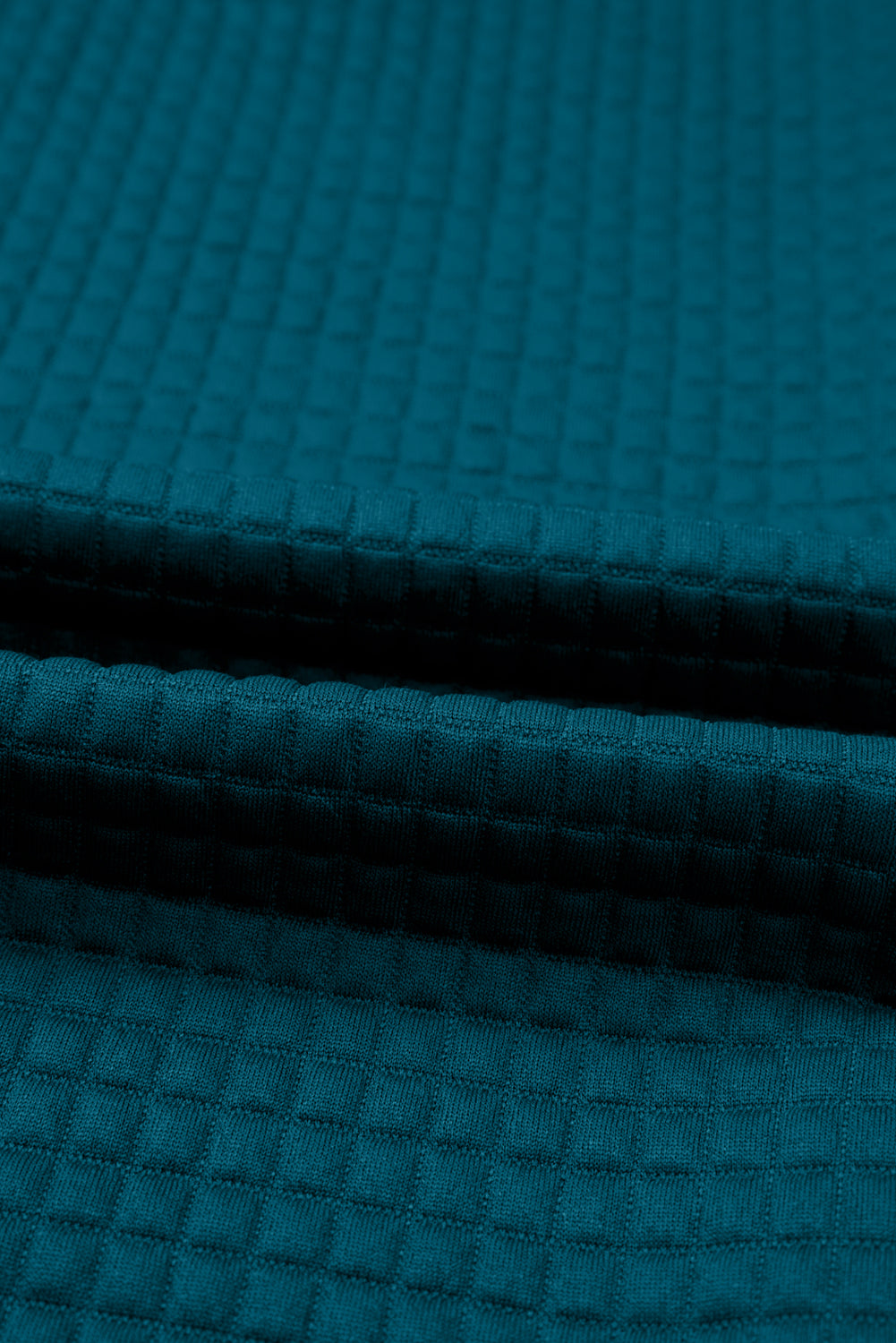 Skobeloff Checkered Texture Hooded Top and Loose Pants Set Two Piece Pants Sets 7367e9d4284e072a