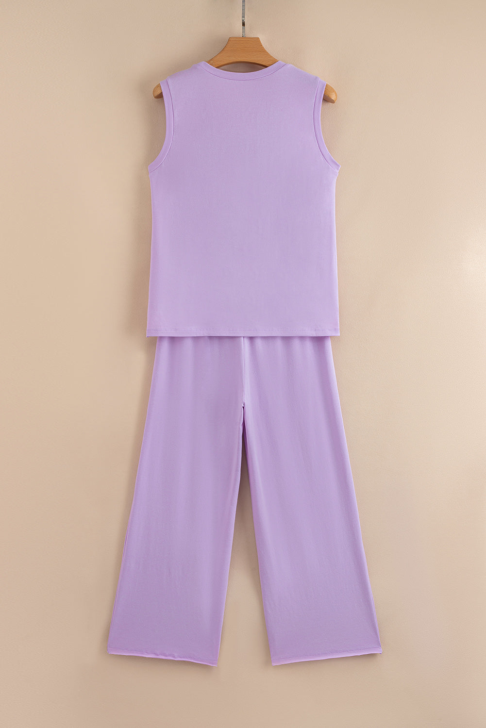 Orchid Petal Tank and Straight Loose Drawstring Pants Set Two Piece Pants Sets 74f0efe5ad8d3eef