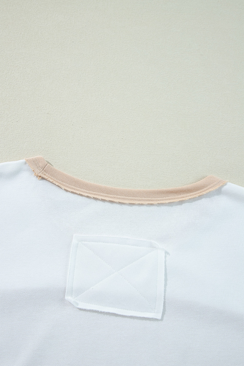 Multicolour Colorblock Patchwork Side Split Tunic T Shirt T Shirts 775047aee1dfeba4