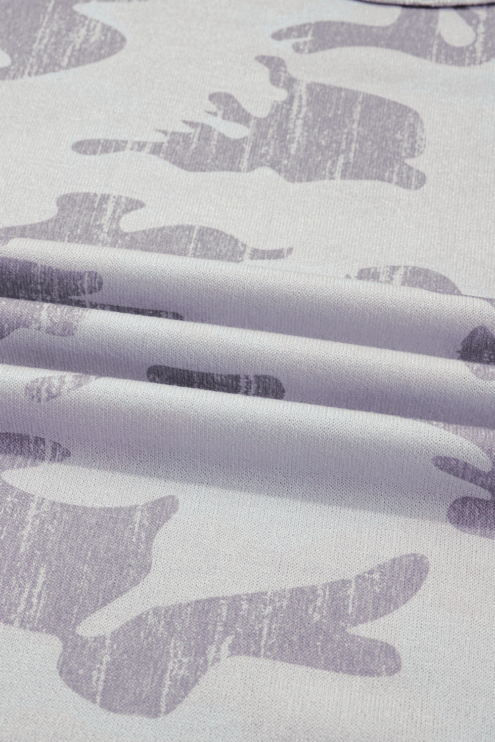 Multicolour Camouflage Print Round Neck Plus Size Sweatshirt Plus Size Tops 7a57afb966d01f35