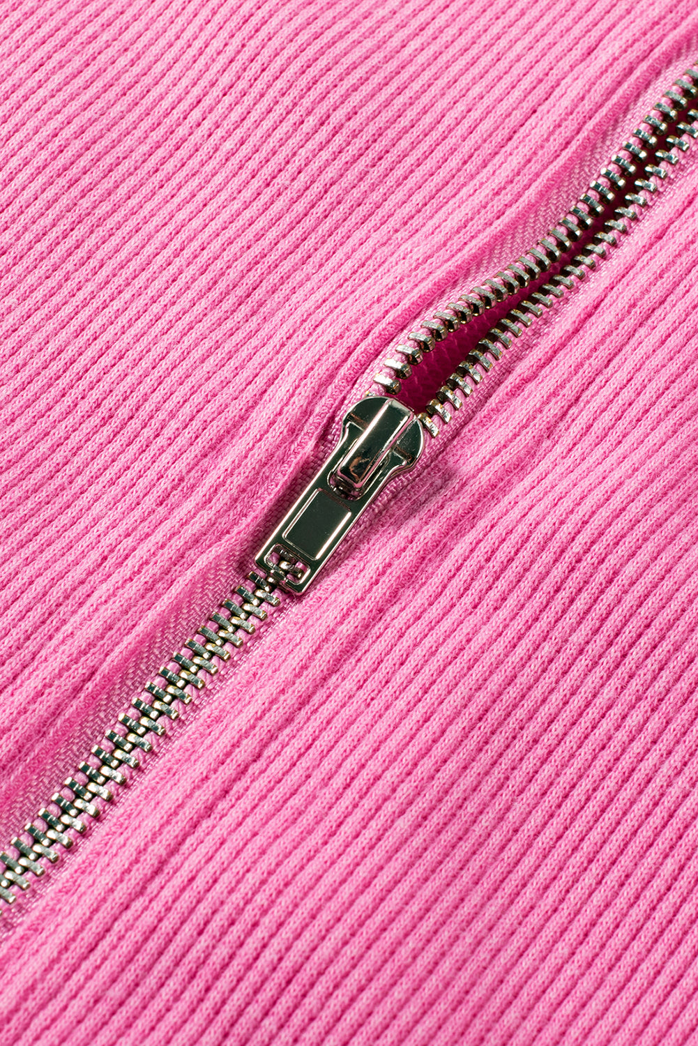 Bonbon Zipped Collar Cap Sleeve Pocketed Sweatshirt Dress Short Dresses 7cf9787cbe223c8f