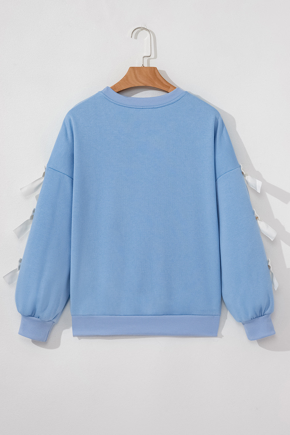Myosotis Sweet Bowknot Round Neck Sweatshirt Sweatshirts & Hoodies 7e3cc7c1721f106f