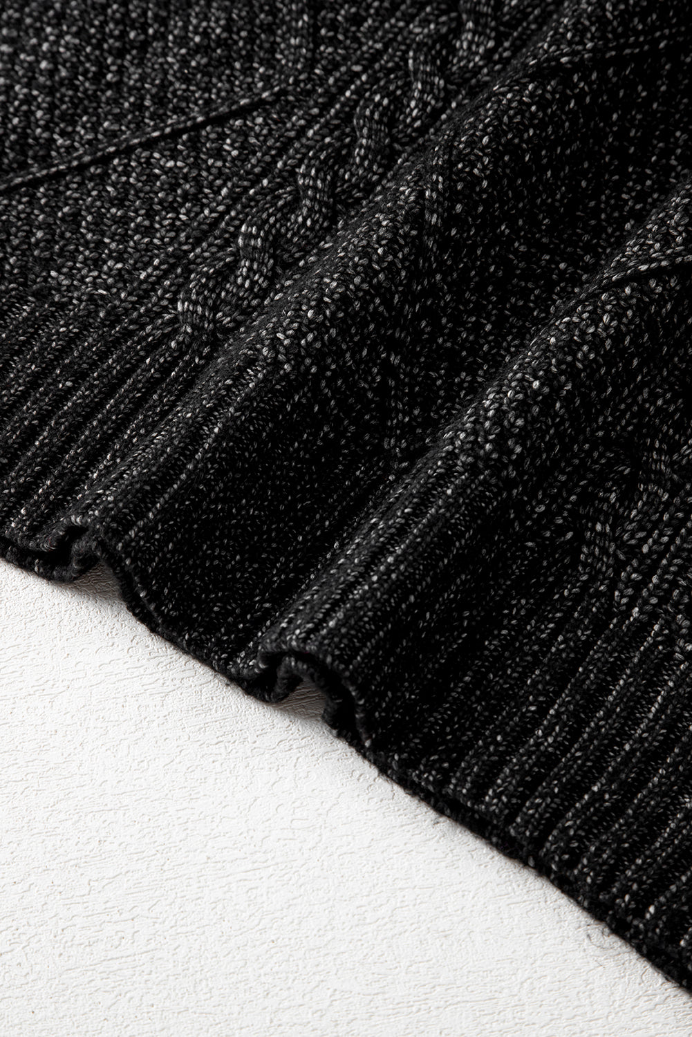 Mist Green Twist Cable Knit Drop Shoulder Loose Fit Sweater Dress Sweater Dresses 83e13e14a478c0cd