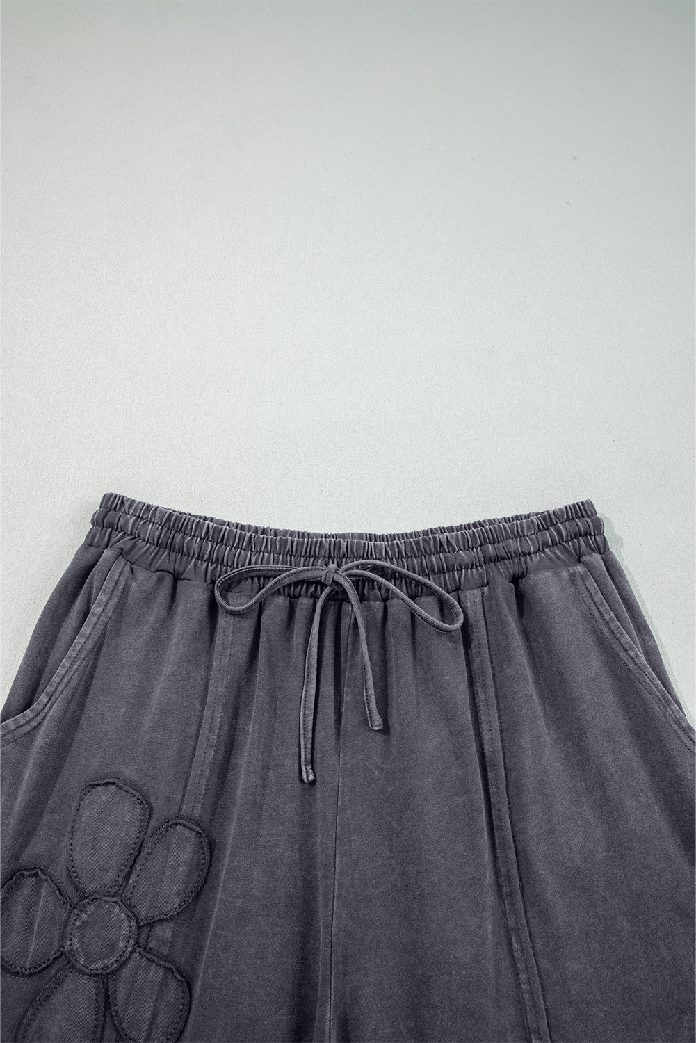 Buckskin Flower Patch Mineral Washed Cropped Wide Leg Pants Pants 843f7709b7d82de8