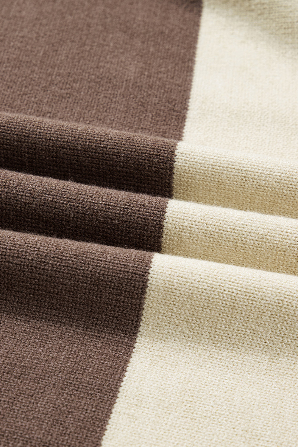 Black Colorblock Crew Neck Drop Shoulder Sweater Sweaters 8d120303205559b2