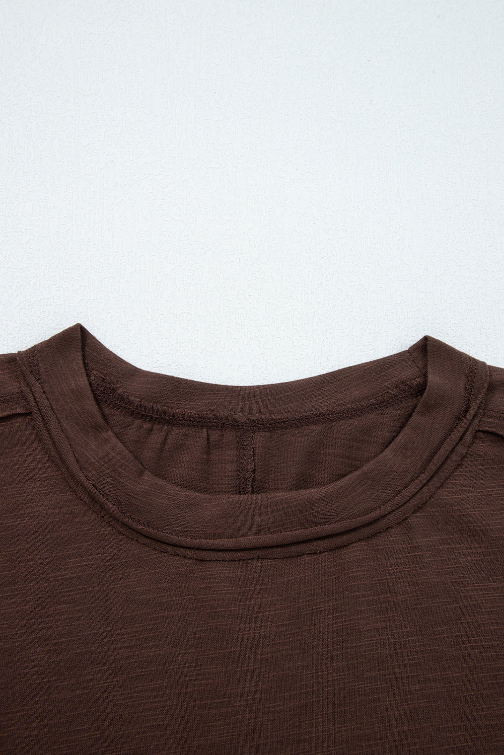 Light French Beige Sheer Lace Patchwork Casual Long Sleeve Tee Long Sleeve Tops 9212f09d8580e212