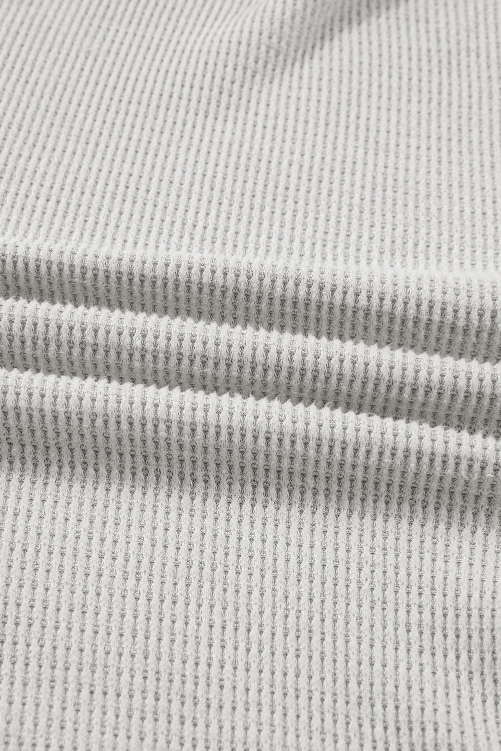 Light Grey Textured Knit Drawstring Cowl Neck Oversized Top Long Sleeve Tops 92c74f2743f37c97