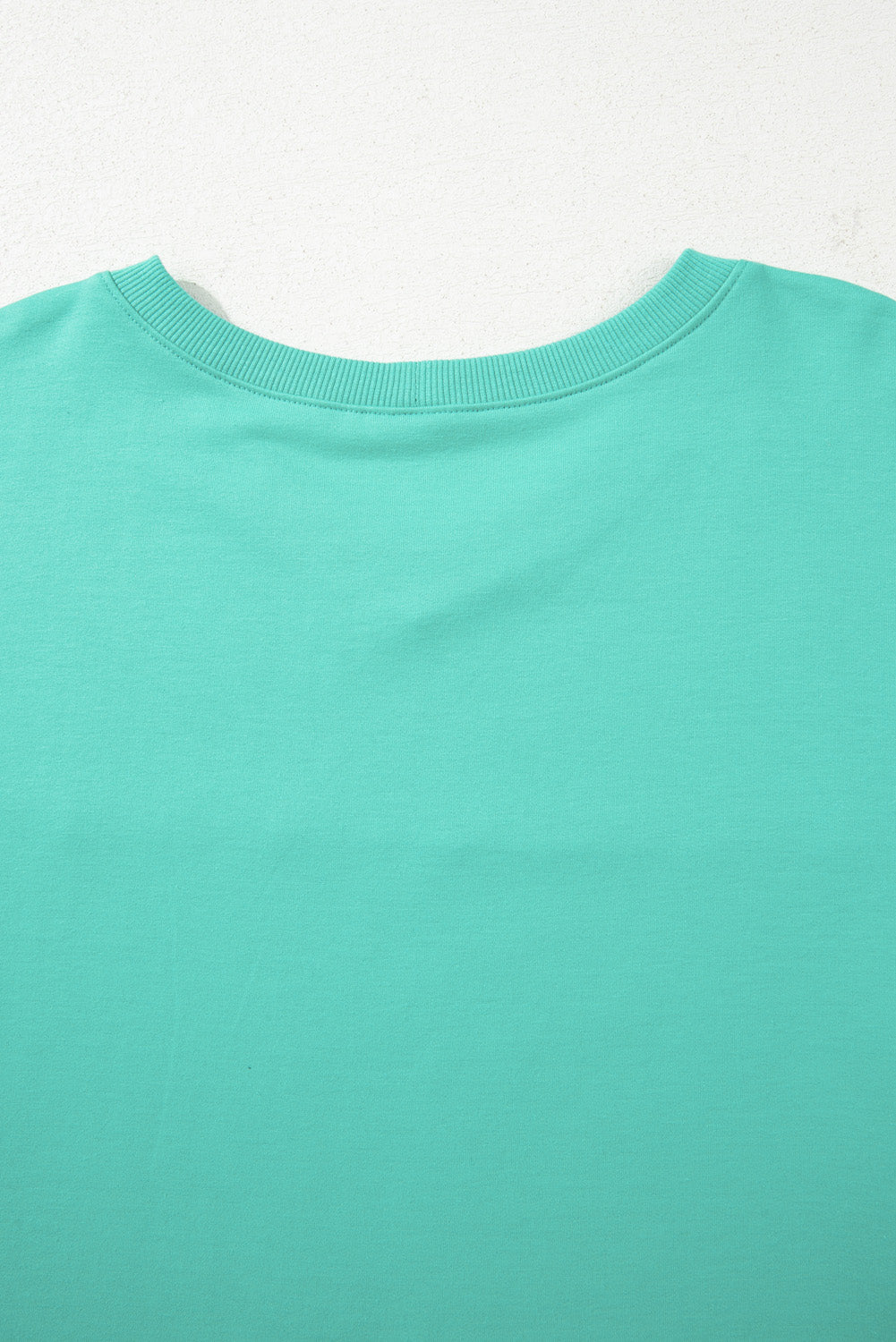 Sea Green Solid Color Plus Size Pullover and Loose Shorts Set Plus Size Matching Sets 9903350badad08e1