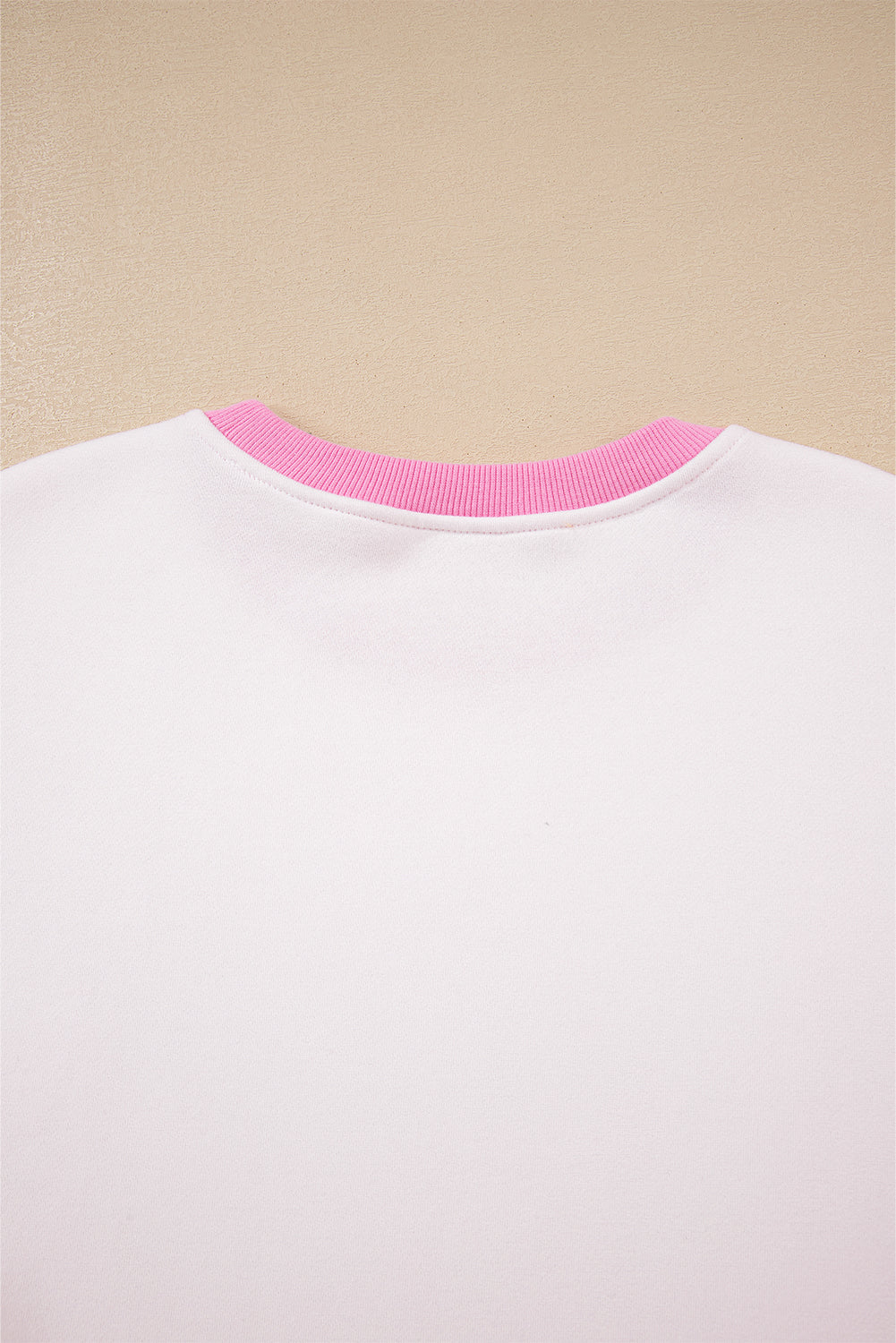 Strawberry Pink Colorblock Pullover and Drawstring Shorts Set Two Piece Shorts Sets 9c81e404373f6172