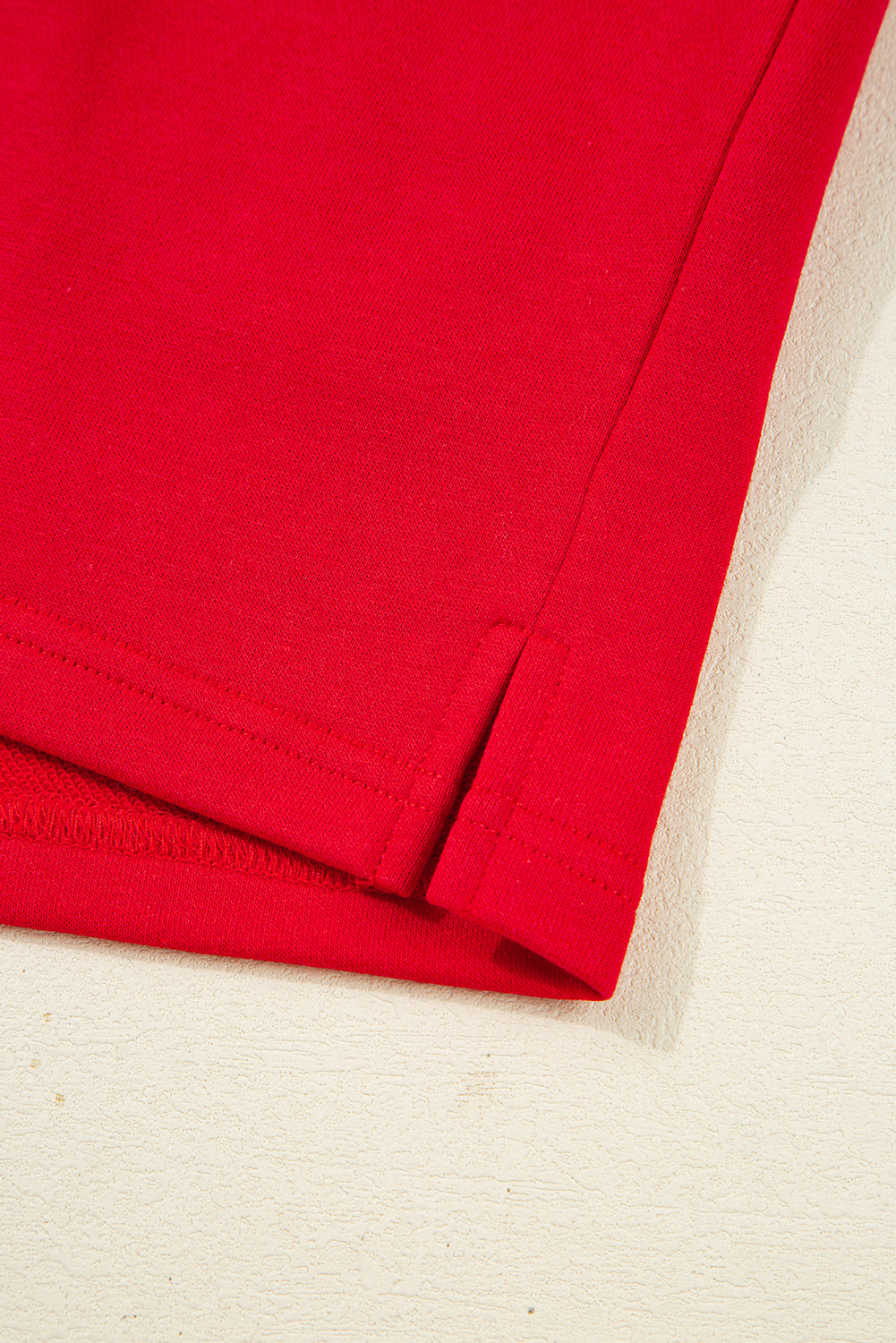 Navy Blue Varsity Striped Sleeve Drop Shoulder Sweatshirt and Shorts Set Two Piece Shorts Sets a1206c1244539d54