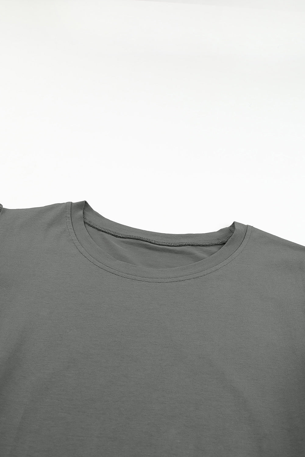 Gray Plus Size Flutter Sleeve Top Plus Size Tops a7e5ee7d7f0dd672