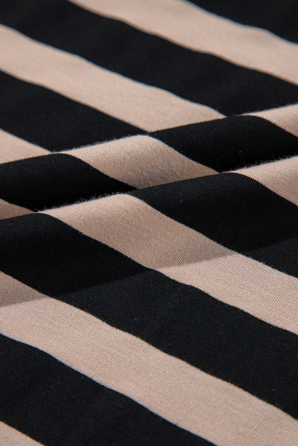 Black Striped Side Pockets T-shirt Maxi Dress Maxi Dresses aa87b51d2a057bdb