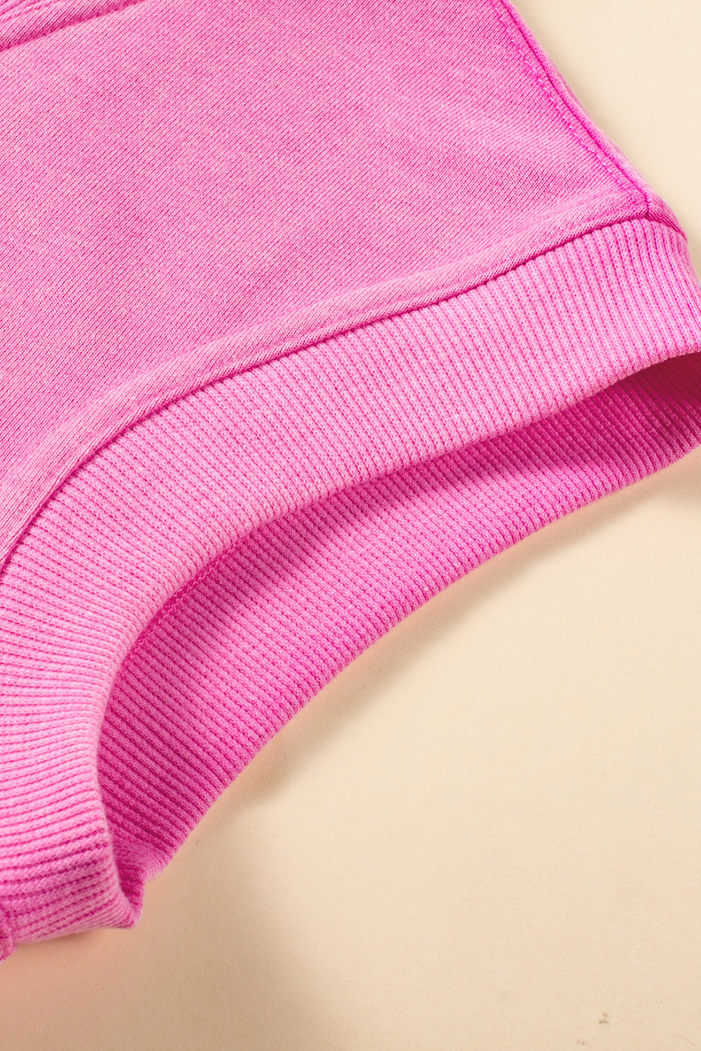 Bonbon Zipped Collar Cap Sleeve Pocketed Sweatshirt Dress Short Dresses ac3d556a9e1f6086