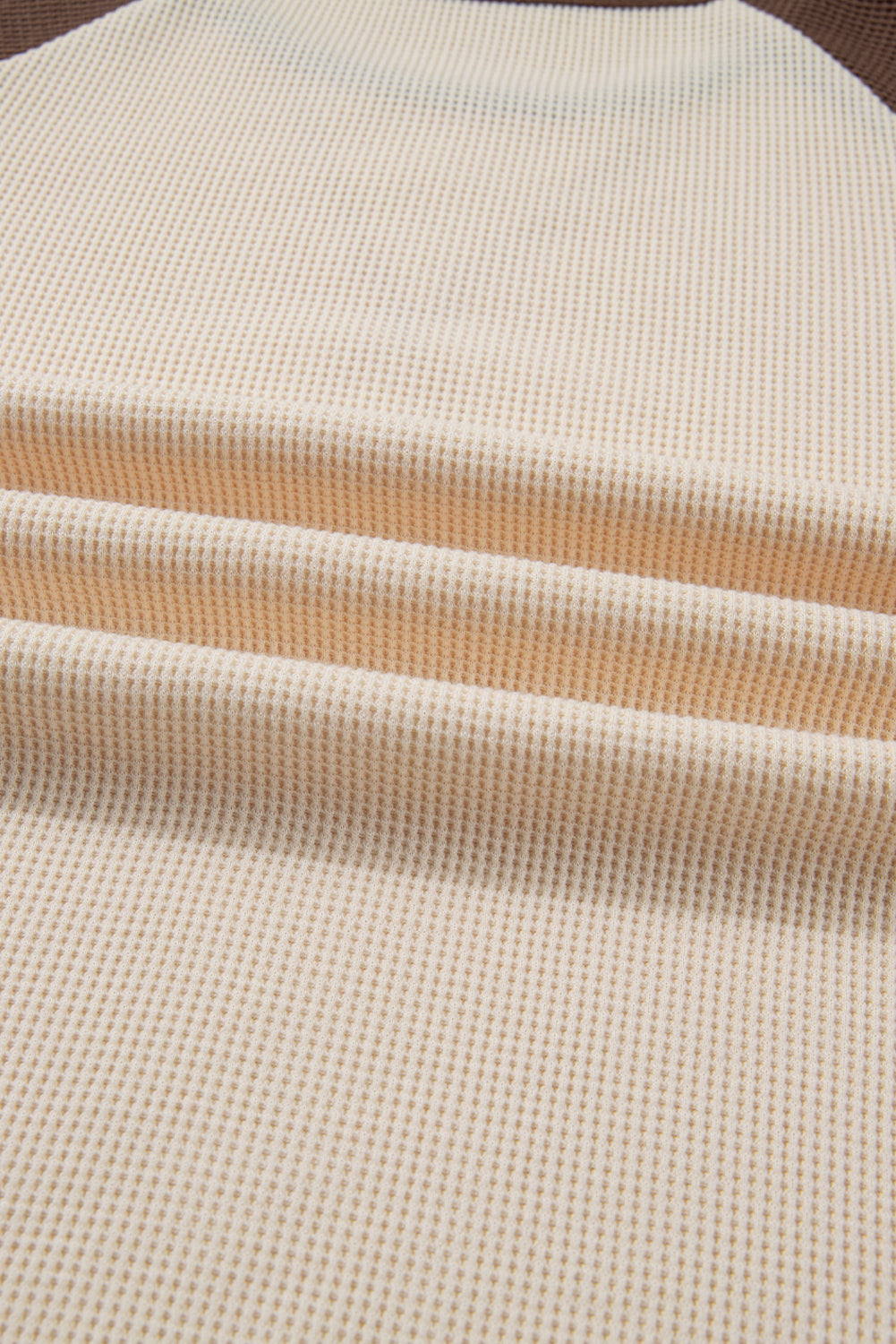 Brown Floral Print Patchwork Colorblock Long Sleeve Top Long Sleeve Tops b09255b1a9c23868