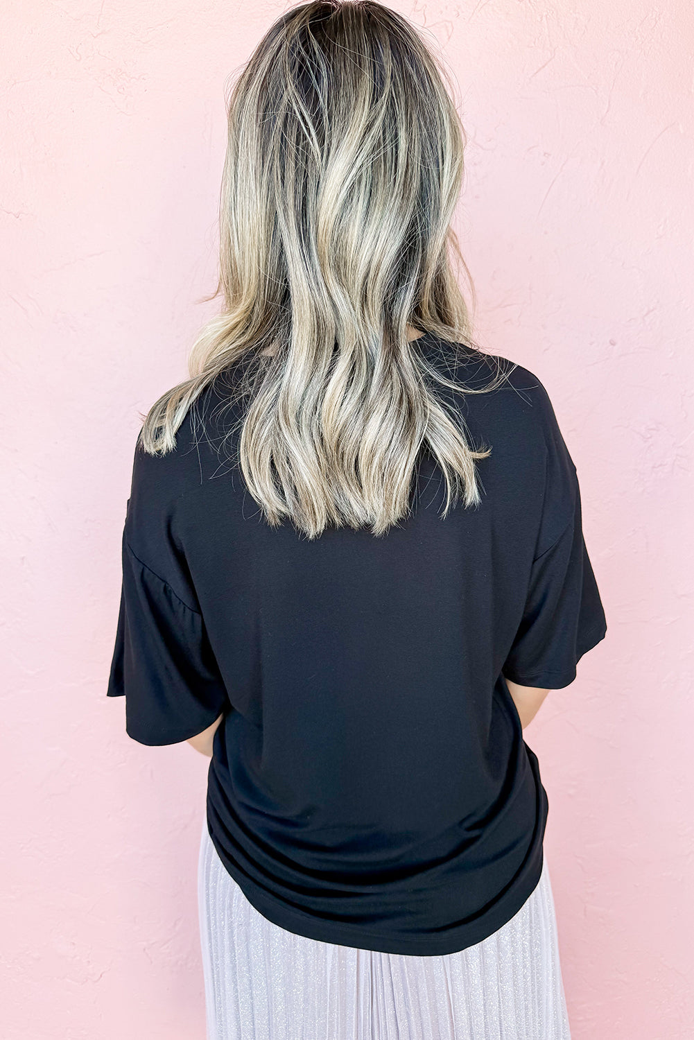 Black Floral Boots Heat Transfer Printing Graphic T Shirt Graphic Tees b9745e1ec830a532