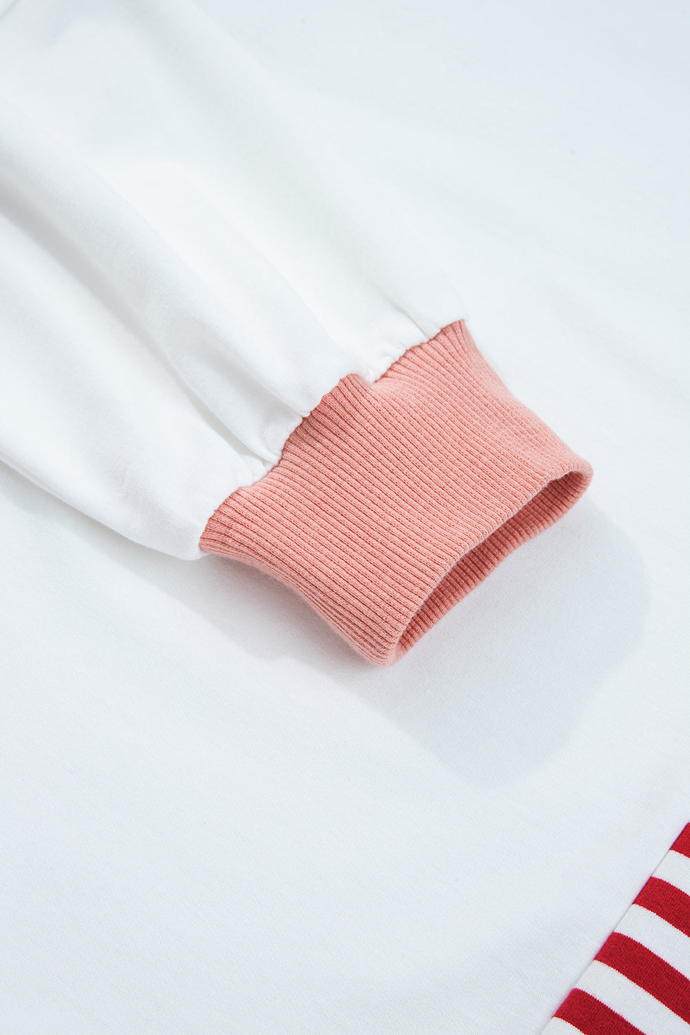 Brown Striped Colorblock Patchwork Oversized Sweatshirt Sweatshirts & Hoodies bb19d08c9e551fbb