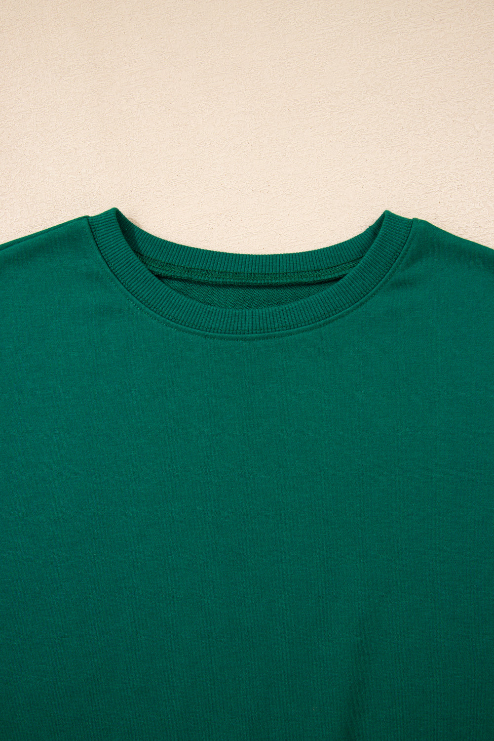 Evergreen Varsity Stripe Detail Drop Shoulder Pullover Mini Skort Set Two Piece Shorts Sets bfe3897dbd07795a