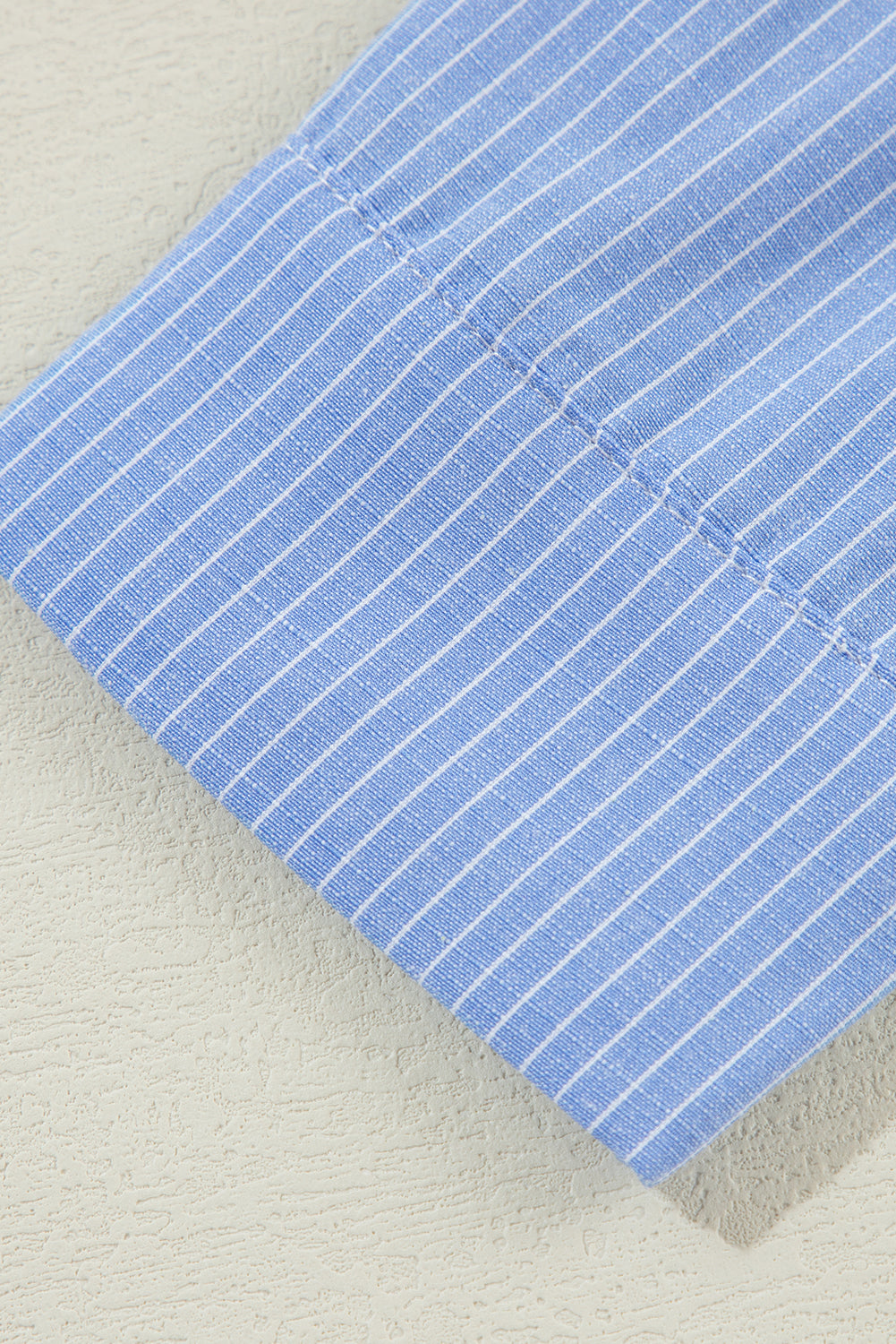 Black Stripe Roll-tab Sleeve Pocketed Tunic Shirt Shacket Long Sleeve Tops c77b29b037127461