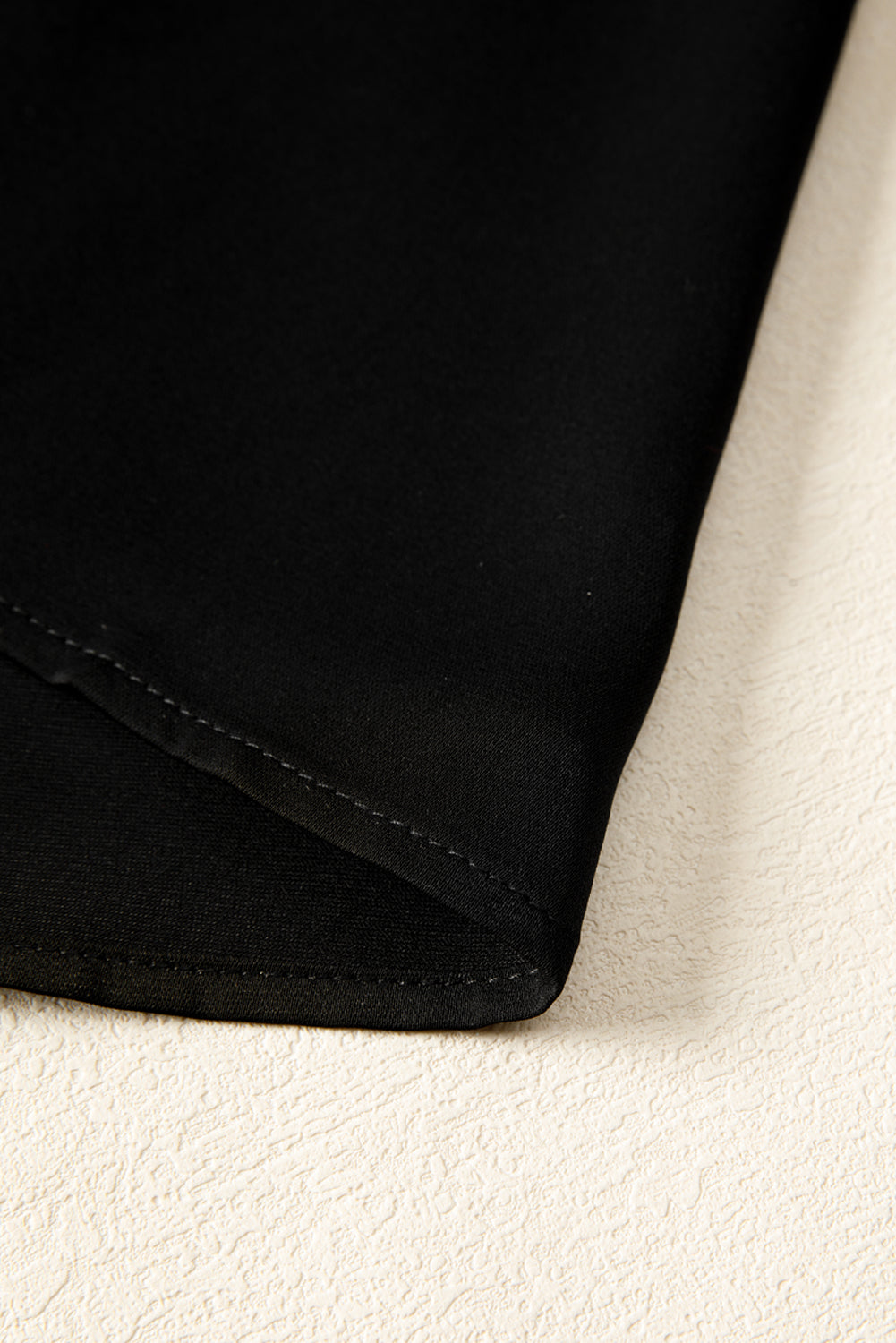 Red Dahlia Frilled Neck Ribbed Knit Patchwork Long Sleeve Mini Dress Short Dresses cfdf96fe2b459665