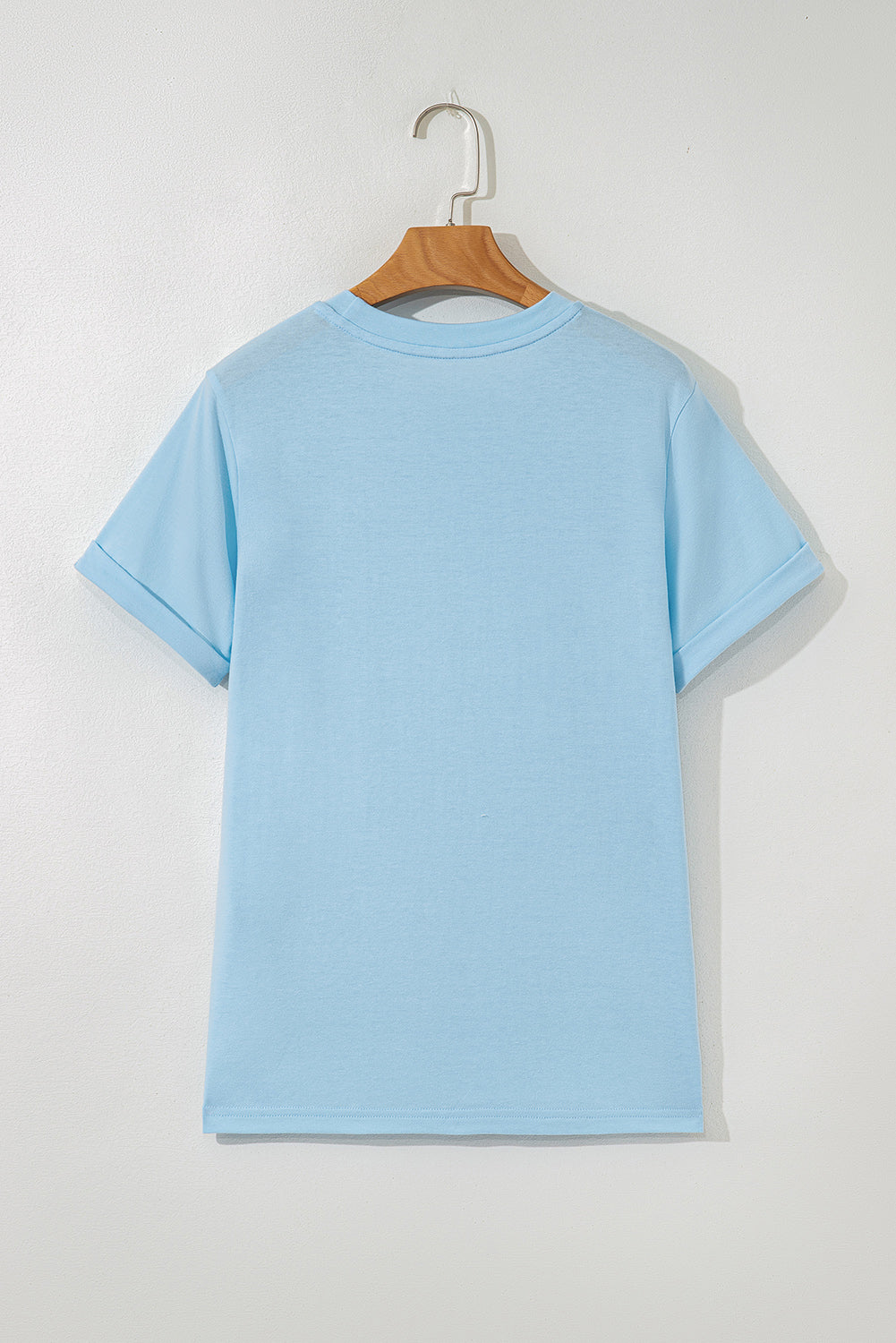 Light Blue Cheer Game Day Element Sequin Patched T Shirt Graphic Tees e2c6534a57c6f309
