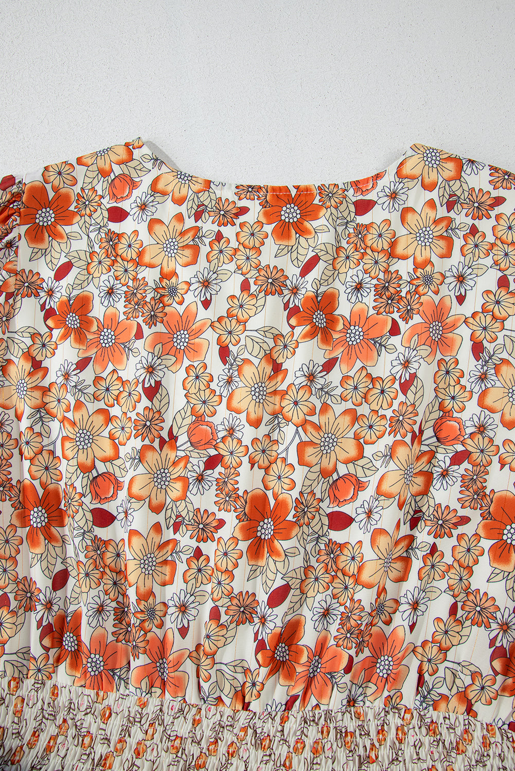 Khaki Plus Size Frill Tiered High Waist Floral Dress Plus Size Dresses ff8f2c9ced818e86