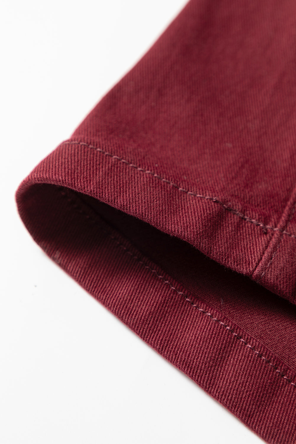 Coffee Solid Color Loose Straight High Waist Jeans Jeans 028f8dbe2875d4b4