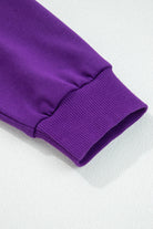 Sky Blue Varsity Stripe Detail Drop Shoulder Pullover Mini Skort Set Two Piece Shorts Sets 08d1766f9cc4a600