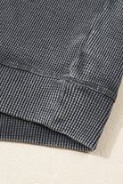 Mist Green Ribbed Plain Long Sleeve Loose Top Long Sleeve Tops 09f6469c5869f7d8