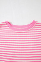 Black Stripe Bowknot Backless T-Shirt T Shirts 165d8d52dc8aa043