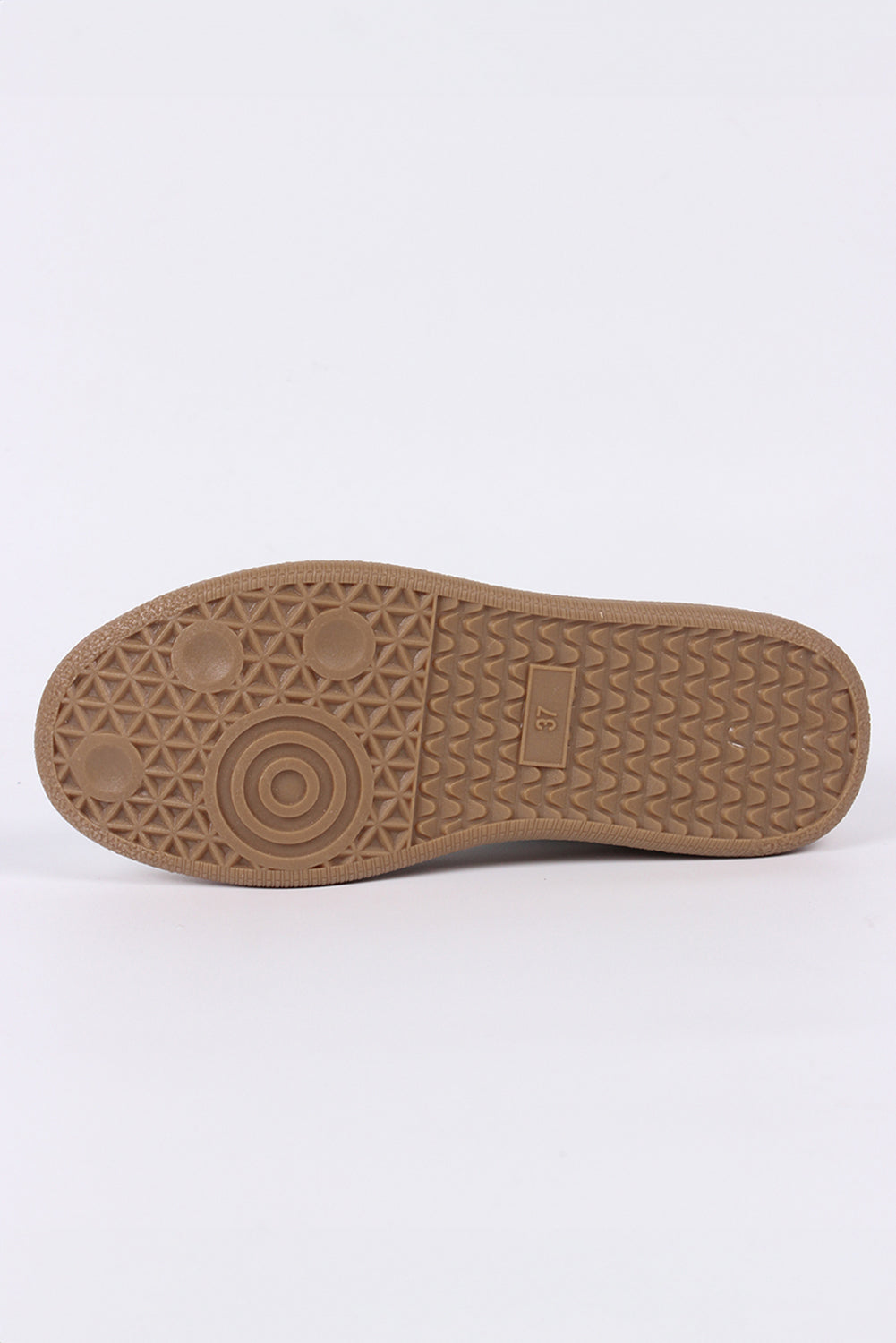 Coffee PU Leather Lace Up Sneakers Sneakers 18ea1368af070c01