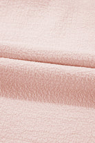 Light Pink Textured Flutter Sleeve Square Neck Bow Back Mini Dress Short Dresses 1a4e62d6fd926a82