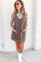 Goat Vintage Washed Denim V Neck Suspender Mini Dress Short Dresses 1aaa4429023b4a5f