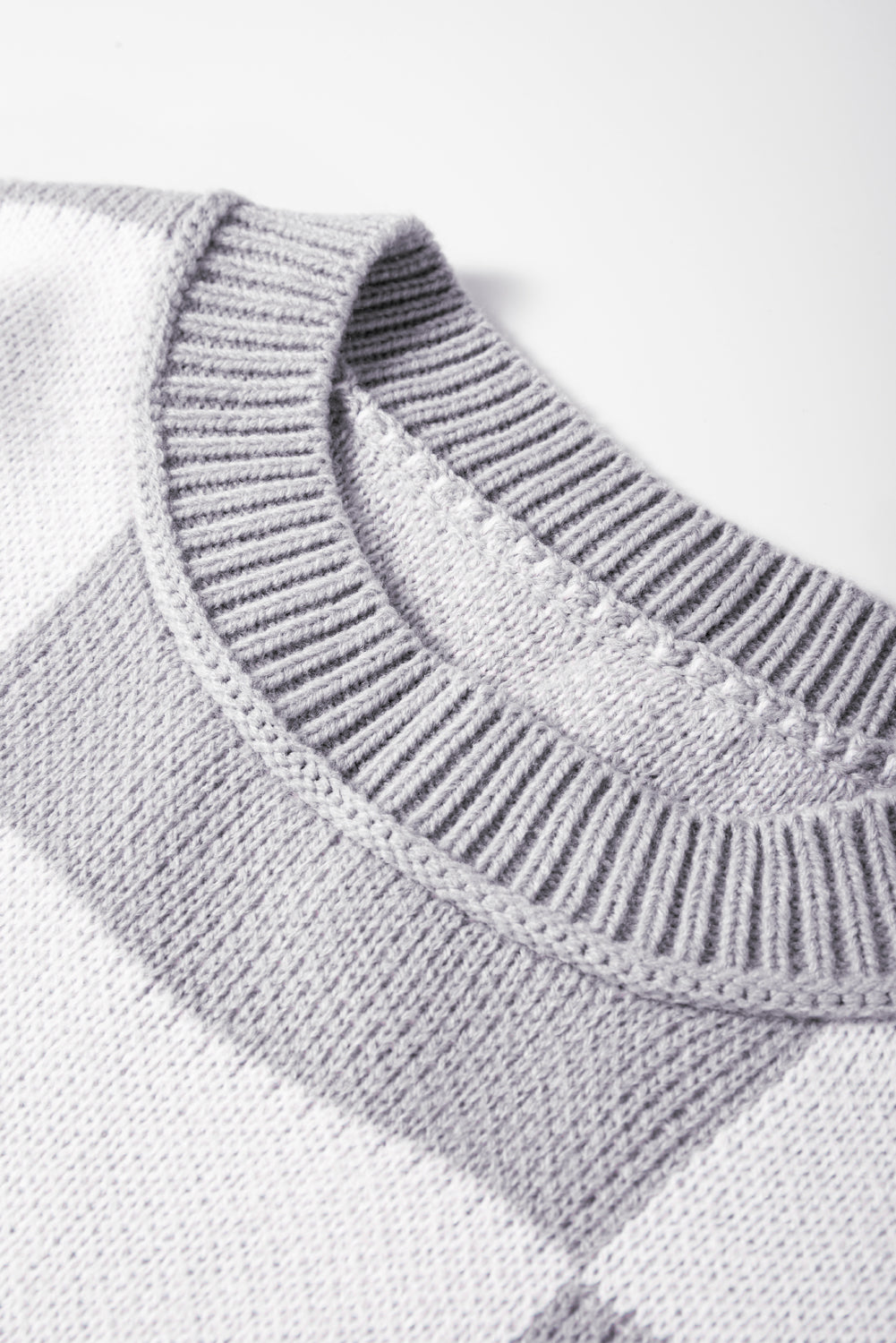 Green Checkered Bishop Sleeve Pullover Sweater Sweaters 1ad0c9927c97f564