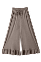 Dune Solid Color Ruffle Hem Wide Leg Pants Pants 1ef04aed0480294e